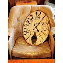 PENDULUM WALL CLOCK OVAL "43×58cm"【1J-061】□【PL3】【時計 壁掛け時計 振り子 掛け時計 掛時計 壁掛け アナログ時計 おしゃれ アンティーク 調 楕円形 ヴィンテージ 男前インテリア ハットトリック】