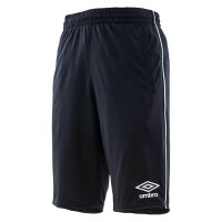 アンブロ umbro UAS2551P サッカー ウェア（メンズ／ユニ） ウォームアップハーフパンツ ブラック UAS2551P【ラッキーシール対応】の画像