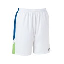 【5%OFFクーポン発行中】YONEX /ヨネックス 15092 テニス・バドミントン(GAME SHIRTS) ウェア ユニハーフパンツ ホワイト 15092