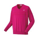 【5%OFFクーポン発行中】YONEX ヨネックス 30075 テニス・バドミントン ウエア 男女兼用 ユニセーター ラズベリー 30075【送料無料】【39ショップ】
