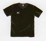 【在庫限り大特価】ミズノランバードNAVI DRY Tシャツ黒吸汗速乾素材 ナビドライ半袖Tシャツ