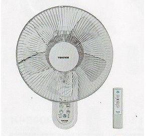 TEKNOS 30cm壁掛けフルリモコン扇風機　ホワイト　KI-W279R