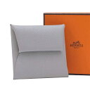 【送料無料】【本物】未使用★HERMES★エルメス★バスティアGM★ヴォーエプソン★ブルーグラシエ★T刻印★コインケース★041054CK★小銭入★419-11
