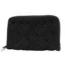 【送料無料】【本物】超美品★BOTTEGAVENETA★ボッテガヴェネタ★イントレチャート★コインケース★657353V0P538803★黒★ブラック★BV★584-26