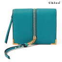 クロエ Chloe 折財布 GHOST/ゴースト LAGUNA BLUE/ラグーナブルー 3P0077-751