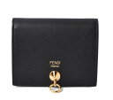 フェンディ 財布 FENDI 折財布/BY THE WAY カーフレザー ブラック 8M0387 未使用【中古】ギフト プレゼント