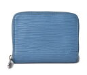 ルイヴィトン ジッピー コインパース エピ/コインケース/カードケース LOUIS VUITTON エピ M60384 アンディゴブルー【中古】
