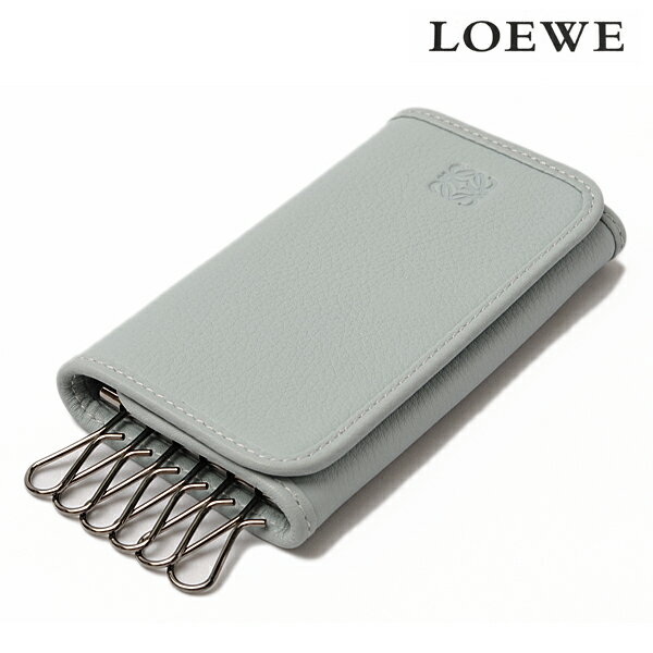 ロエベ LOEWE 6連キーケース カーフ ライトブルー 111.79W611【新品】【送料無料】【楽ギフ_包装】【smtb-TK】【楽ギフ_包装】