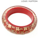 ルイヴィトン LOUIS VUITTON バングル/ブレスレット ブラスレ・アンクルージョン GM ローズレッド/ゴールド M65017【中古】 ギフト プレゼント