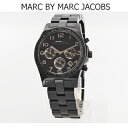 MARC BY MARC JACOBS(マークバイマークジェイコブス）レディース腕時計　Rivera Chrono （リベラ クロノ） ブラック　MBM4538