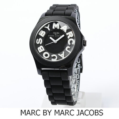 【送料無料】MARC BY MARC JACOBS(マークバイマークジェイコブス）腕時計　ラバー　ブラック　MBM4006　新品