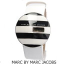 【セール★15%OFF　通常価格27,300円】【送料無料】MARC BY MARC JACOBS(マークバイマークジェイコブス）ユニセックス腕時計　ホワイト×ブラック　MBM2038 05P02Aug11