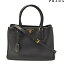 プラダ ハンドバッグ/ショルダーバッグ 2way PRADA BN1874 サフィアノ NERO/ブラック【中古】