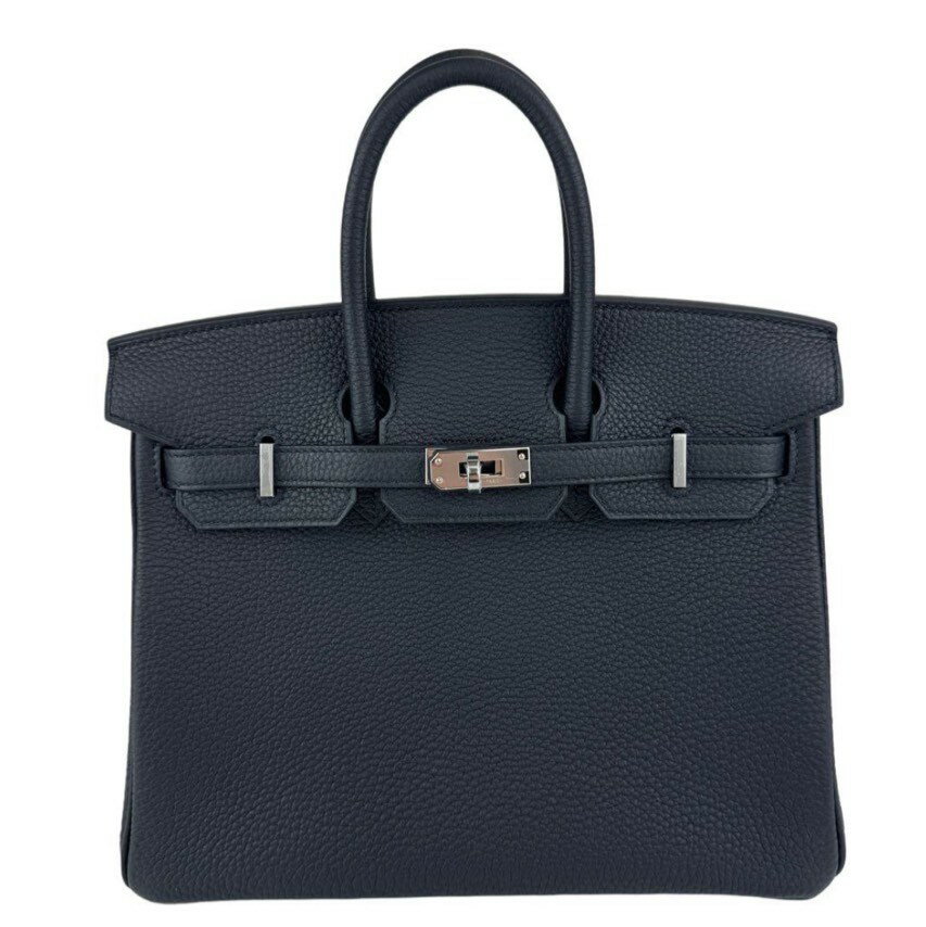 新品未使用 Hermès エルメス Birkin25 バーキン25 Black ブラック PHW シルバー金具 Togo トゴ Stamp-K K刻印 ハンドバッグ　レディースバッグ