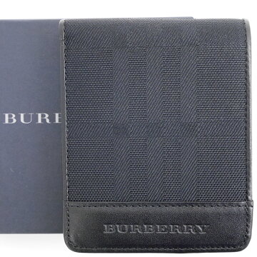 BURBERRYバーバリーメンズ二つ折財布5653-09【中古】