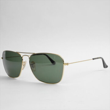 Ray-BanレイバンCARAVANHAVANAグリーンクラッシックG-15ケース付きサングラスRB313618158-15