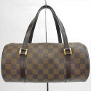 【マラソンP10倍】LOUIS VUITTON ルイ・ヴィトン パピヨン26 ショルダーバック N51304ダミエエベヌ 【中古】