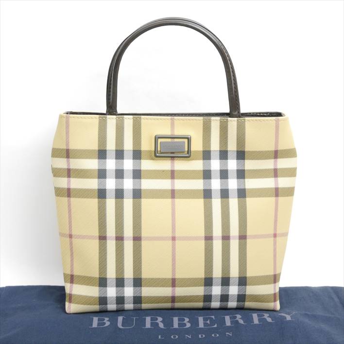 BURBERRYバーバリーチェックハンドバッグ【中古】