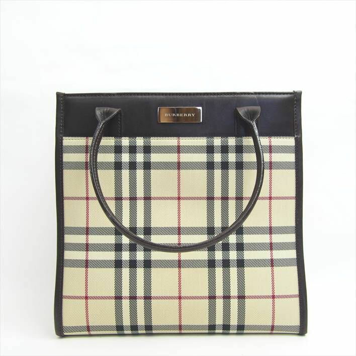 BURBERRYバーバリーノバチェックハンドバッグ【中古】