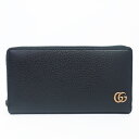 グッチ ダラーカーフ DOLLAR ジップアラウンドウォレット GGマーモント 428736・534563 【長財布】【新品同様】