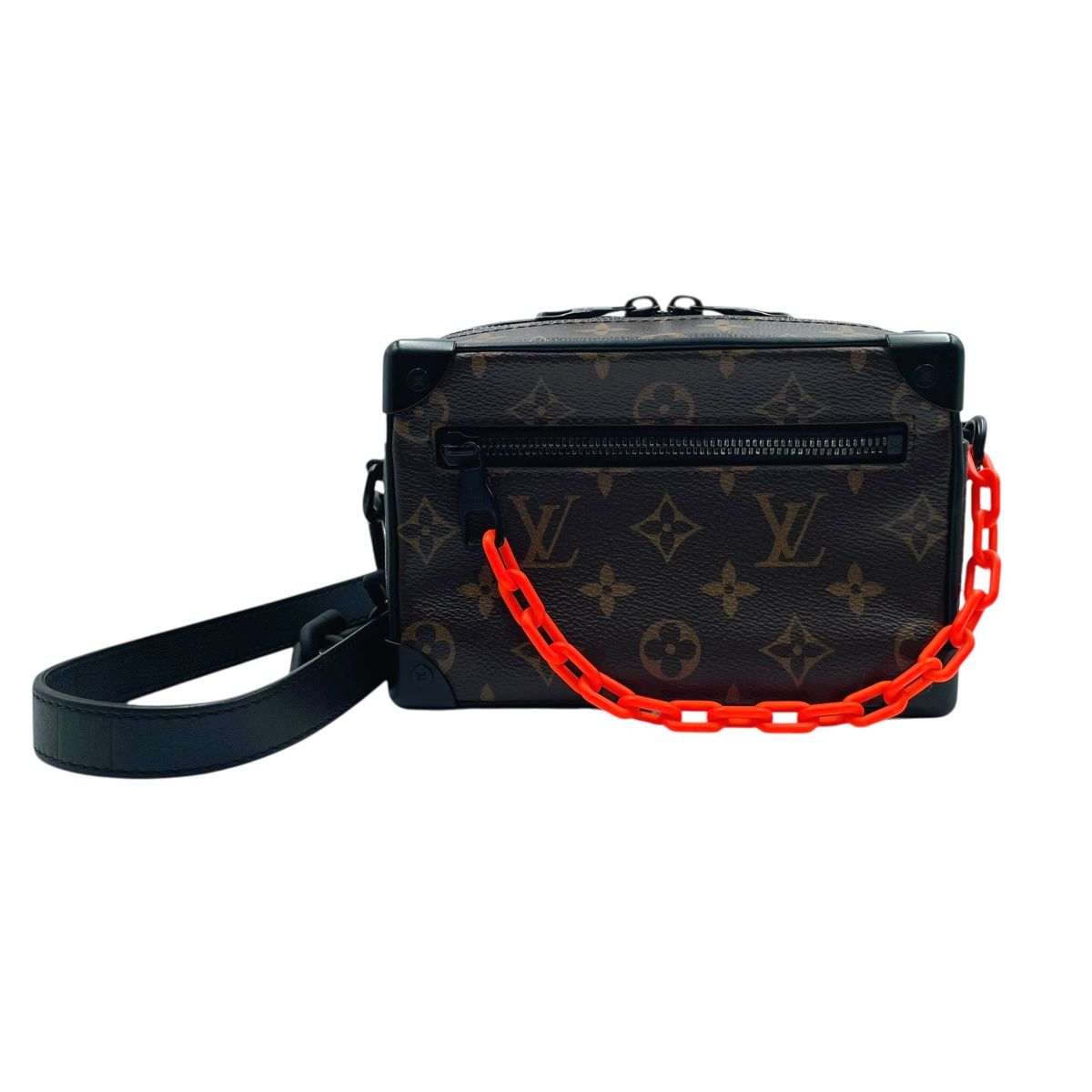 【中古】LOUIS VUITTON ルイ・ヴィトン ミニ・ソフトトランク M44480 モノグラム・キャンバス ブラウン メンズ ショルダーバッグ 25023776 RD