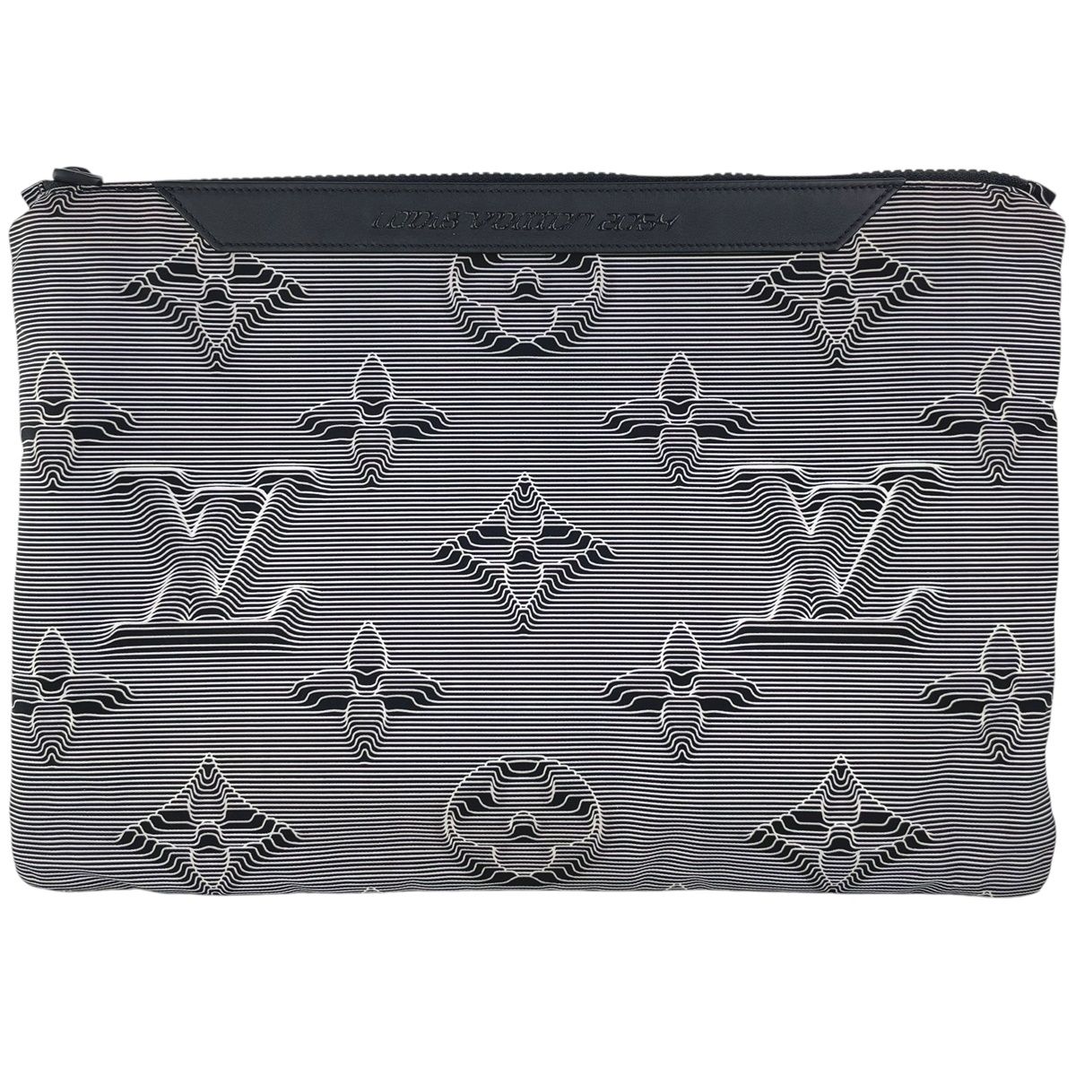 【中古】 LOUIS VUITTON ルイ・ヴィトン ポシェット・リバーシブル M68777 モノグラム レインボー ホワイト ブラック クラッチバッグ セカンドバッグ ポーチ バッグ 24026075 RS