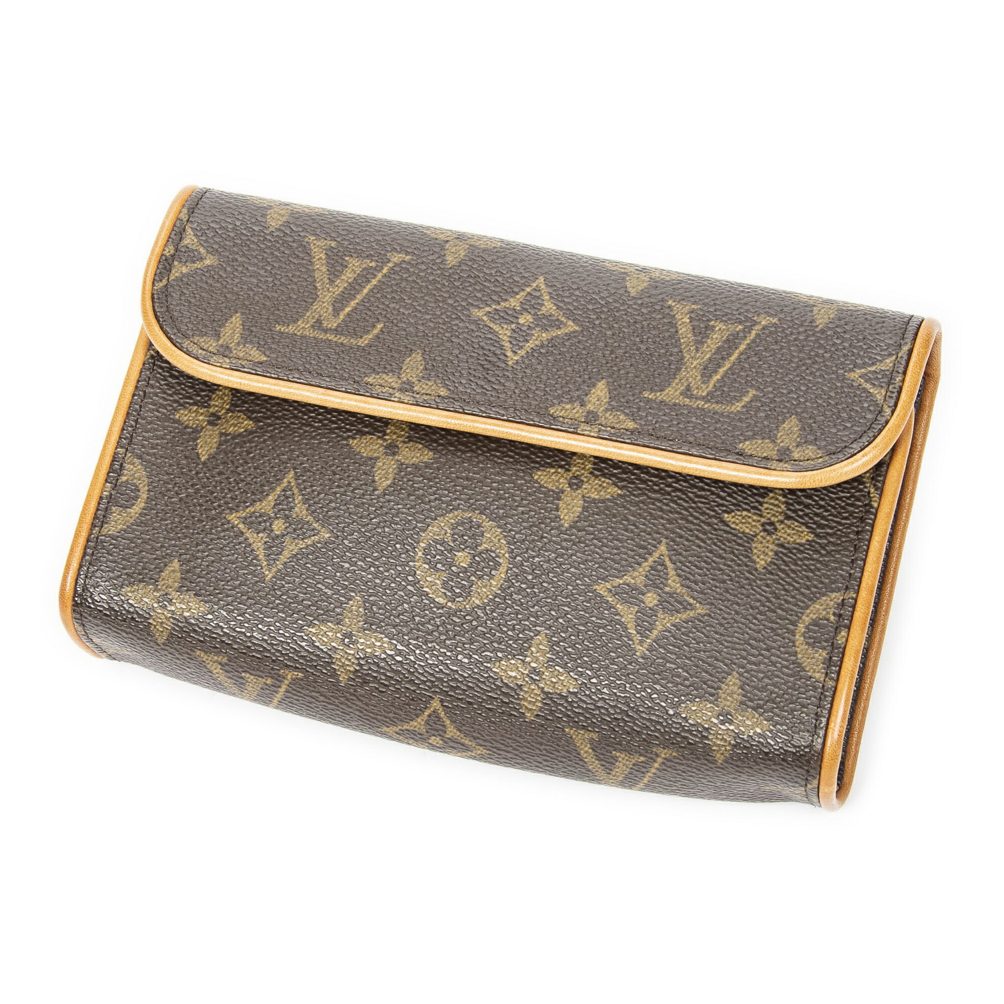 [中古] LOUIS VUITTON ルイヴィトンポシェット フロランティーヌ茶色モノグラムキャンバスA