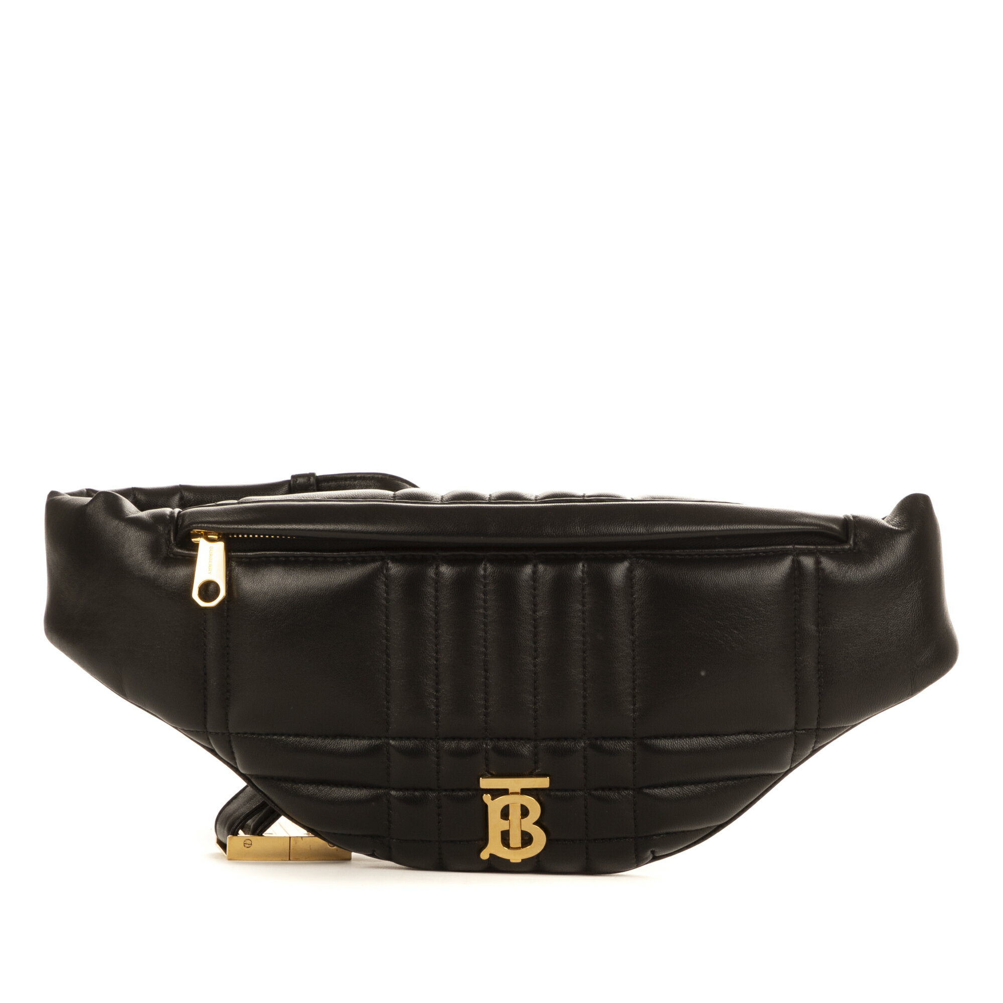 [中古] Burberry バーバリーバナーヌ BT黒カーフスキンレザーA