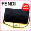 フェンディ FENDI ショルダーバッグ /ワンショルダー /メンズ可 ブラック ナイロン 【中古】 D939