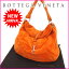 ボッテガ・ヴェネタ BOTTEGA VENETA ショルダーバッグ /ワンショルダー オレンジ スエード ( ・ )【中古】 J2349