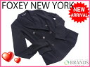 (激安・即納) フォクシーニューヨーク/FOXEY NEW YORK /レディースジャケット #40/レディース//ブラック/ナイロン 【中古】 M616
