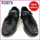 【中古】 トッズ TOD'S スニーカー メンズ♯5 ロゴ ...