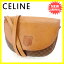 セリーヌ CELINE ショルダーバッグ レディース メンズ可 マカダム ブラウン×キャメル レザー 【中古】 C2241