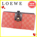 【中古】 ロエベ LOEWE 長財布 二つ折り 財布 メンズ...
