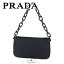 【中古】 プラダ PRADA ショルダーバッグ ワンショルダー レディース ブラック ナイロン 人気 良品 T6503 .