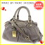 【お買い物マラソン】 【中古】 マークバイマークジェイコブス Marc by Marc Jacobs ハンドバッグ ショルダーバッグ メンズ可 グレー レザー 人気 T528 .