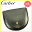 【20%OFF】 【楽天スーパーSALE】 【中古】 カルティエ Cartier コインケース メンズ可 マストライン ブラック レザー 人気 Y6269