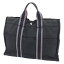 【中古】 エルメス トートバッグ ハンドバッグ Hermes ブラック×グレー A1422s