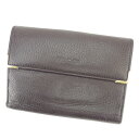 【中古】 グッチ Wホック財布 さいふ 二つ折り財布 さいふ ブラウン レザー GUCCI ホックサイフ ホック財布 さいふ 財布 さいふ サイフブランド財布 さいふ ユニセックス 小物 人気 贈り物 迅速発送 在庫処分 1点物 C2765 ブランド