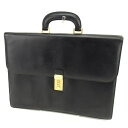 【中古】 バリー ビジネスバッグ Bally ブラック×ゴー...