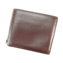 【中古】 グッチ 二つ折り財布 さいふ シェリー ブラウン GUCCI D1291