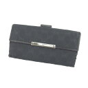 【Rakuten Fashion THE SALE】 【残り1点】 【中古】 グッチ 長財布 Wホック ロゴプレート GGキャンバス ブラック×シルバー GUCCI 【グッチ】 g958s