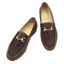 【中古】 グッチ Gucci シューズ #36 1/2C レディース ビット金具 ブラウン スエード 人気 T1664s