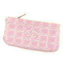 【中古】 シャネル Chanel ポーチ 化粧ポーチ ピンク×ゴールド ニュートラベルライン レディース T1758s .