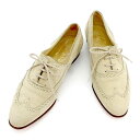 【ポイント10倍】 【中古】 サルヴァトーレ フェラガモ Salvatore Ferragamo パンプス シューズ 靴 レディース ♯5ハーフ ベージュ×ブラウン スエード T1882