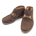 【中古】 グッチ Gucci ブーツ #36 レディース ブラウン レザー T986 .