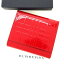 【中古】 バーバリー BURBERRY コインケース 小銭入れ レディース チェック レッド エナメルレザー 美品 T3861 .
