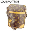 【中古】 ルイヴィトン Louis Vuitton ショルダーバッグ /斜めがけショルダー メンズ可 /ダヌーブ モノグラム M45266 ブラウン PVC×レザー (あす楽対応)(激安・即納) Y328 .