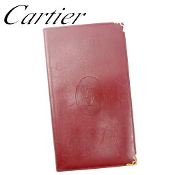 【春の大感謝祭 30％OFF】<strong>カルティエ</strong> 長札入れ 長<strong>財布</strong> マストライン ボルドー レザーCartier レディース プレゼント 贈り物 オシャレ 大人 ファッション 【<strong>カルティエ</strong>】 L2738 【中古】