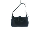 COACH(コーチ) ショルダーバッグ ハンプトンレザーショルダー 7789 黒 レザー【20190605】【中古】【dfn】